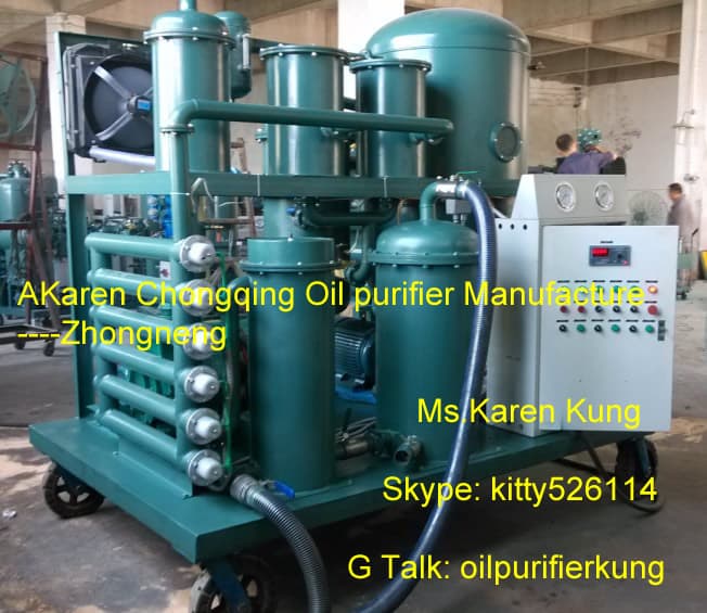 Lube oil filter- Hydraulic oil Purifier plant